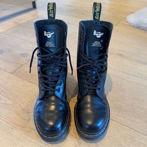 Marc Jacob’s Dr. Martens Black Redux Grunge Boots